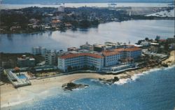 Condado Beach Hotel Aerial View Postcard
