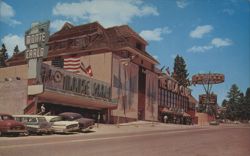 Monte Carlo and Nevada Club, Crystal Bay Postcard