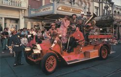 The Banjo Kings at the Penny Arcade, Walt Disney World Postcard