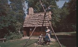 Lady Arbella House, Pioneer Village, Forest River Park Postcard