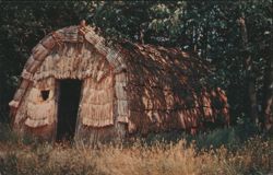 English Wigwam, Pioneer Village, Forest River Park Postcard