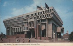 New Boston City Hall, Government Center Postcard