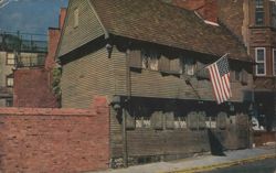 The Paul Revere House, North Square Postcard