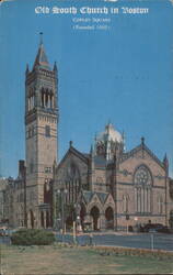 Old South Church and Bell Tower, Copley Square Postcard