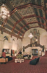 The Biltmore Hotel Lobby and Grand Staircase Postcard