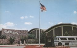 Paul Masson Champagne Cellars and President's E Flag Postcard