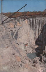 Rock of Ages Granite Quarry Postcard