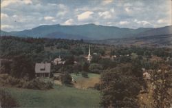 Mt. Mansfield with Stowe in the Foreground Postcard