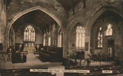 Chancel and Lady Chapel, Parish Church Postcard