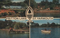 Fritton Lake, Great Yarmouth Multi-View Postcard