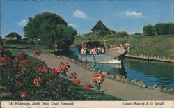 Elephant Boat at The Waterways, North Drive Postcard
