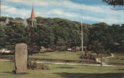 Victoria Gardens and the Sauchope Stone Postcard