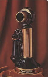 Ezra Brooks 12 Year Old Telephone Decanter Postcard