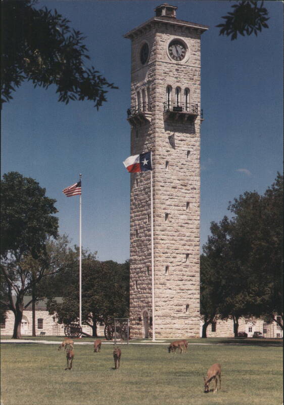 Clocktower at Fifth Army Quadrangle, Fort Sam Houston Texas