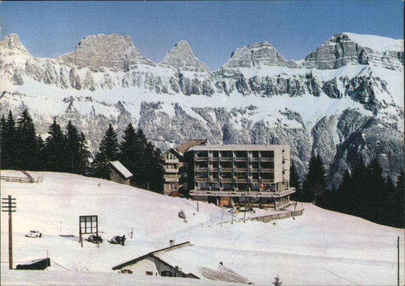 Hotel Alpina Flumserberg and Surrounding Mountains Switzerland