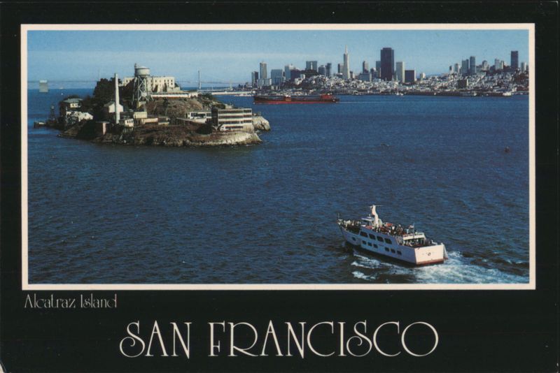 Alcatraz Island, San Francisco Bay & City Skyline California