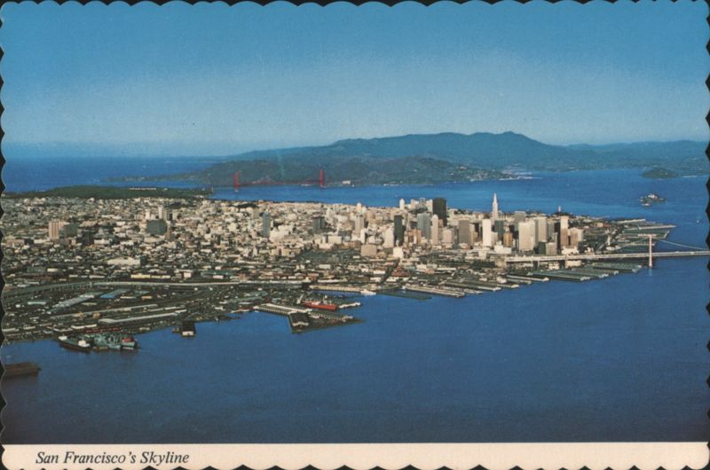 Skyline View with Bay Bridge & Mt. Tamalpais San Francisco California