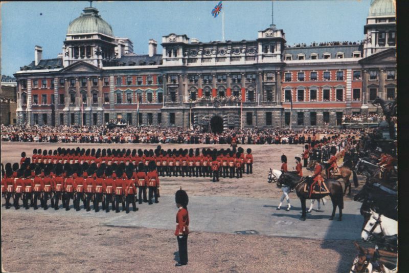 Trooping of the Colour at Horse Guards Parade London United Kingdom