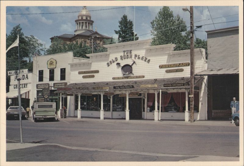 The Gold Rush Plaza and Old Opera House Auburn California