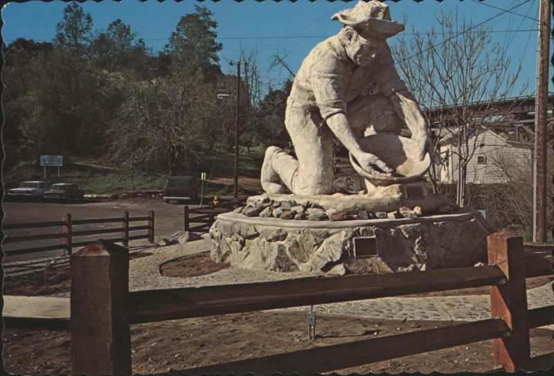 Claude Chana Monument, Old Prospector Auburn California