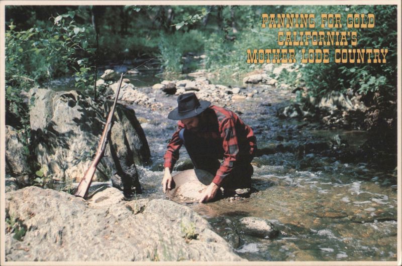 Panning for Gold in California's Mother Lode Country