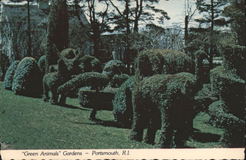 Green Animals Topiary Gardens, Alice Brayton Estate Portsmouth Rhode Island