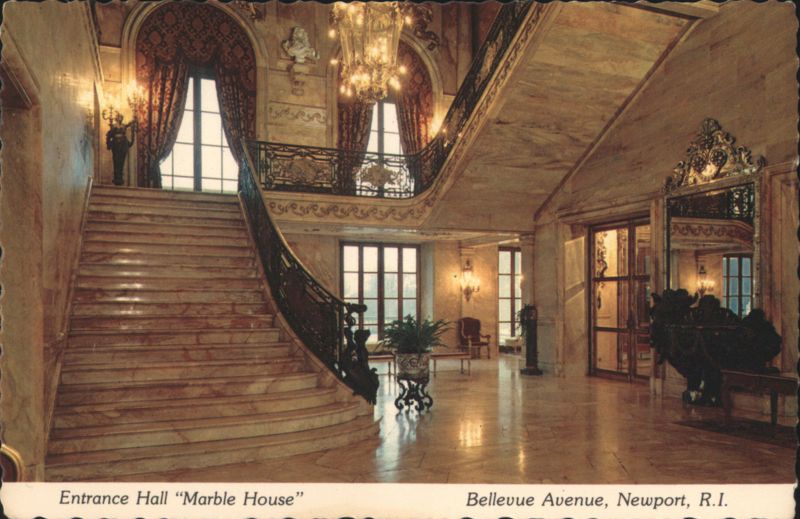 Entrance Hall, Marble House, Bellevue Avenue Newport Rhode Island