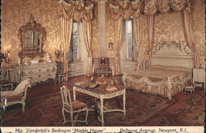 Mrs. Vanderbilt's Bedroom, Marble House Newport Rhode Island
