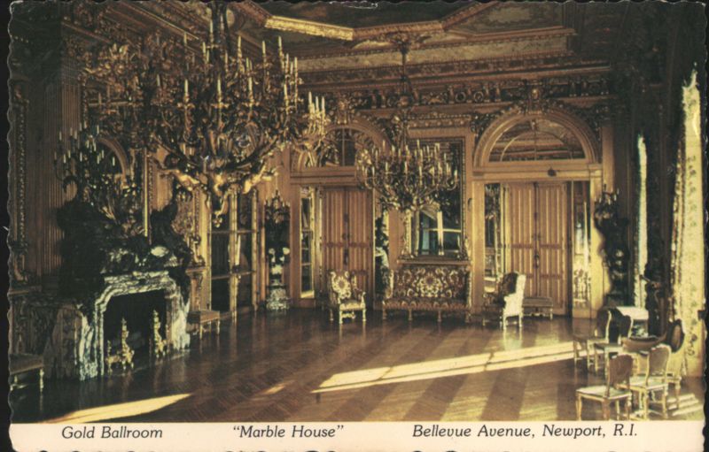 Gold Ballroom, Marble House, Bellevue Avenue Newport Rhode Island