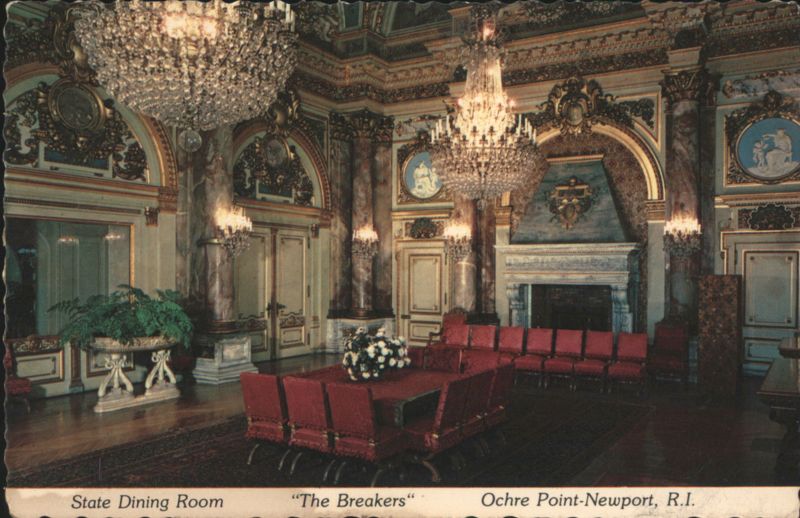 State Dining Room, The Breakers, Ochre Point Newport Rhode Island