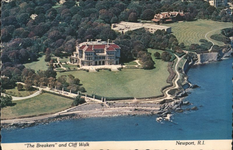The Breakers Mansion and Cliff Walk Newport Rhode Island