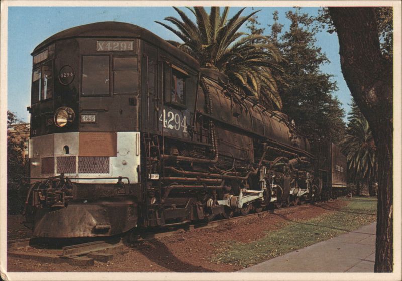 Southern Pacific Cab Forward Steam Locomotive 4294 Sacramento California