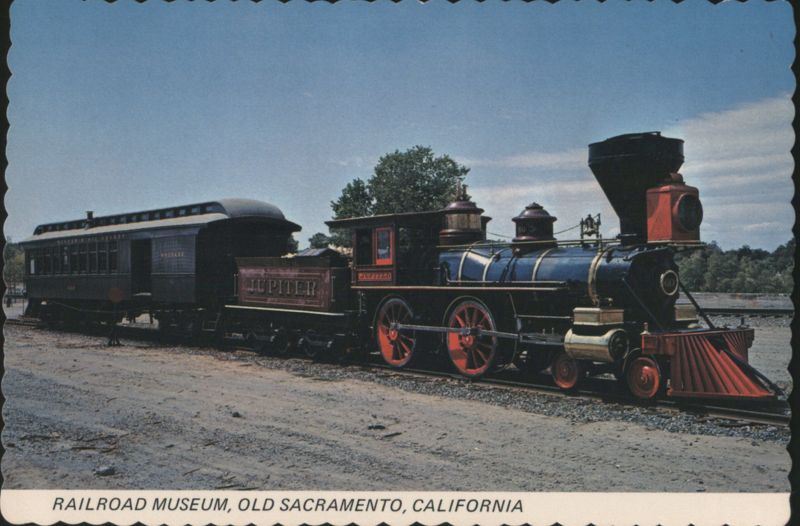 Engine #60, The 'Jupiter' Steam Locomotive Sacramento California