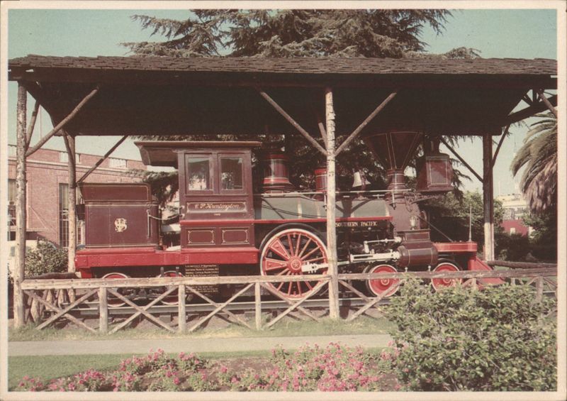 C.P. Huntington Locomotive, State Railroad Museum Sacramento California