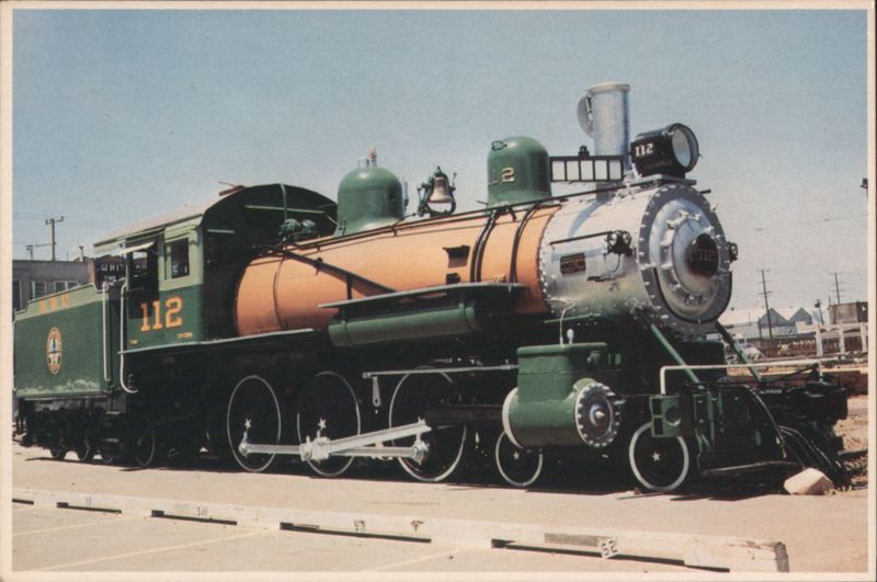 Northwestern Pacific Engine #112, Old Sacramento California