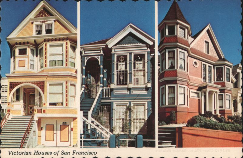 Victorian Houses of San Francisco California Sandor Balatoni