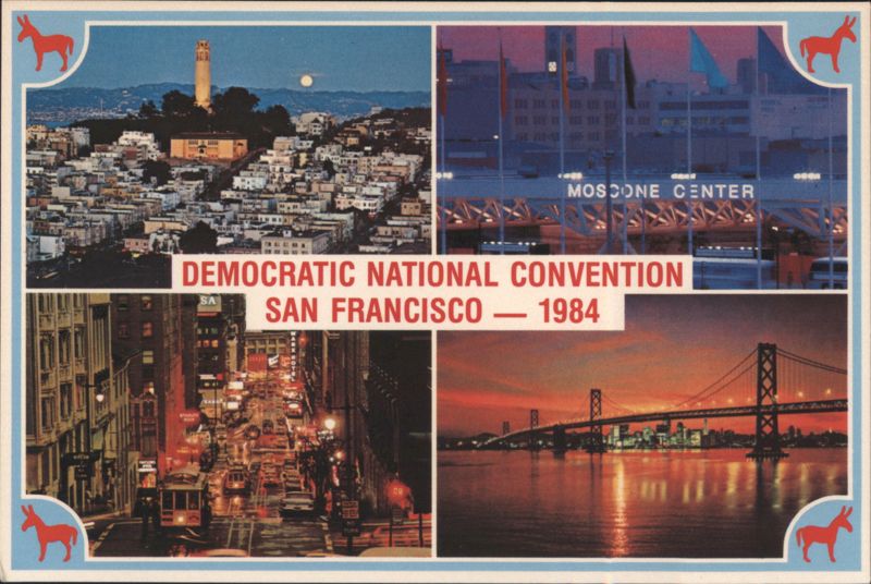 1984 Democratic National Convention Multi-View San Francisco California