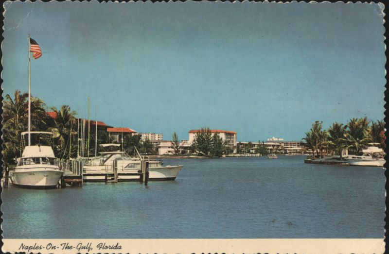 Tropical Waterways and Highrise Condominiums Naples Florida