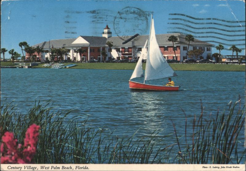 Century Village Clubhouse and Lake Scene West Palm Beach Florida