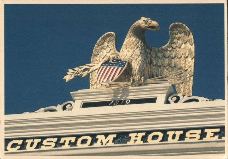 Custom House Eagle, Salem Maritime National Historic Site Massachusetts