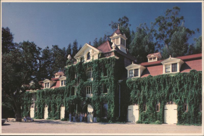 Inglenook Vineyards Stone Chateau Napa Valley California