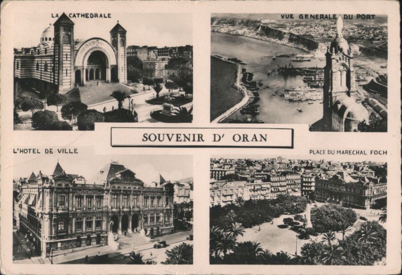 Souvenir d'Oran Multi-view Landmarks Algeria Africa