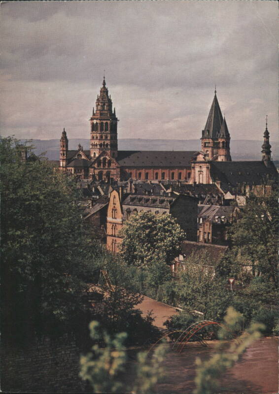 Mainz Cathedral (Dom) and Cityscape Germany Ritzel