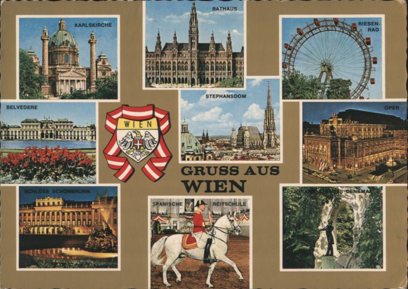 Multi-View Vienna Landmarks and City Scenes Austria