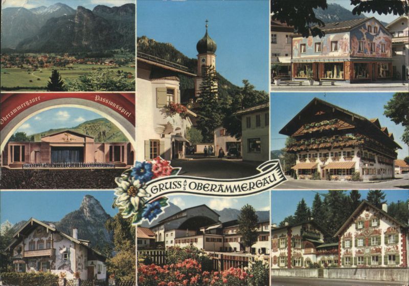 Multi-View Scenes of Oberammergau and Passion Play Germany