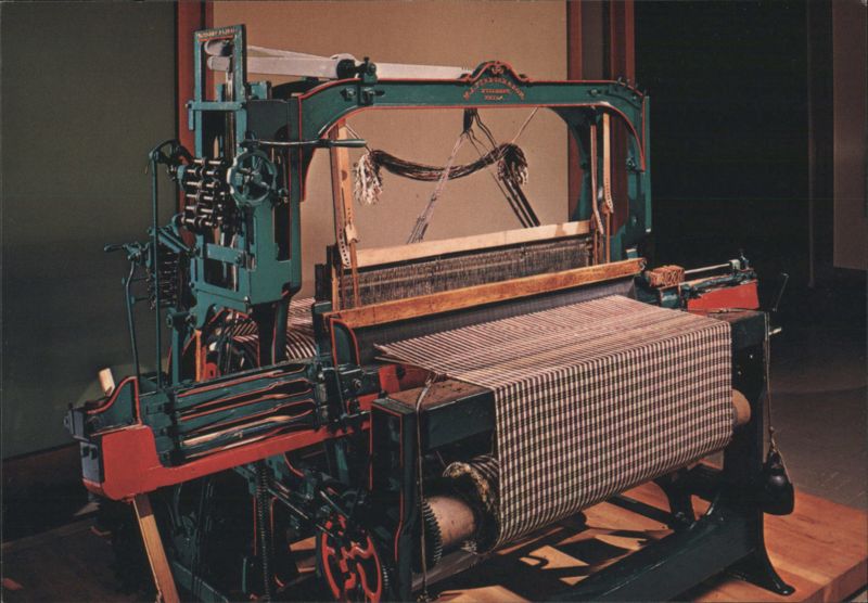 Power Loom, c. 1870, M.A. Furbush & Son North Andover Massachusetts