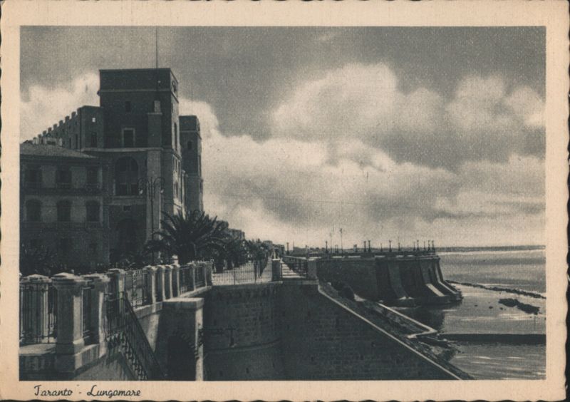 Lungomare and Palazzo del Governo Taranto Italy