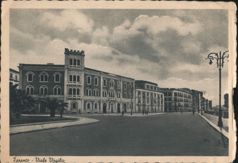 Viale Virgilio and Historic Architecture Taranto Italy