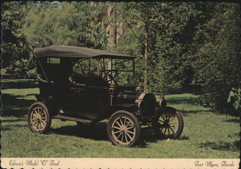 Edison's Model 'T' Ford at Edison Winter Home Fort Myers Florida