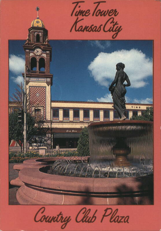 Time Tower and Pomona Statue, Country Club Plaza Kansas City Missouri